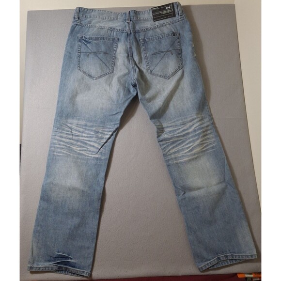 Rocawear Jeans Mens 40x36 Blue Classic Fit Hip Hop Denim Regular Whiskered - Picture 9 of 11